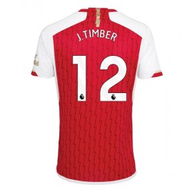 Arsenal Jurrien Timber #12 Hemmakläder 2023-24 Kortärmad